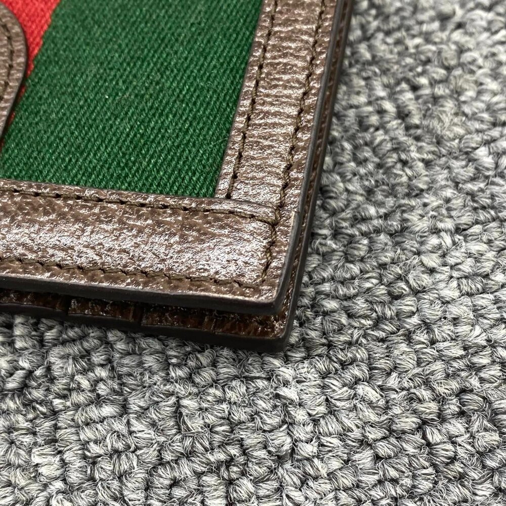 100% Authentic Gucci Leather Card Holder - Picture 7 of 12